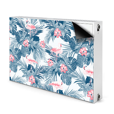 Magnetiskt radiatorskydd Flamingos och fläckar
