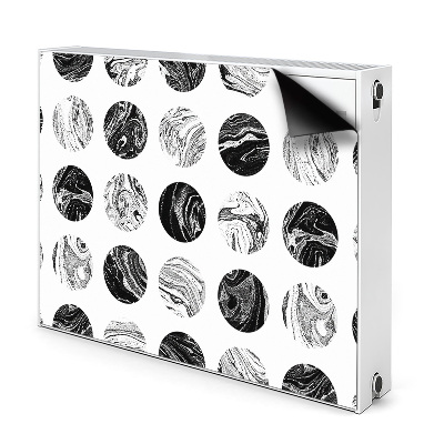 Magnetiskt radiatorskydd Mönstrad måne