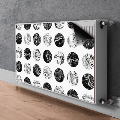 Magnetiskt radiatorskydd Mönstrad måne
