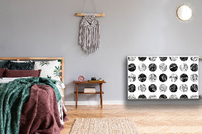Magnetiskt radiatorskydd Mönstrad måne