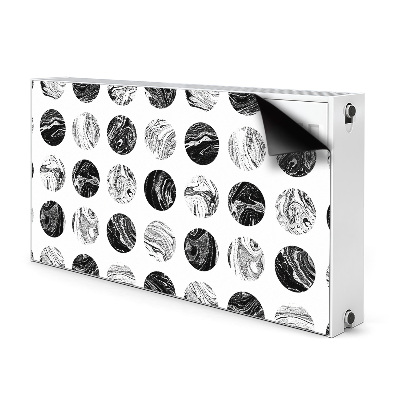 Magnetiskt radiatorskydd Mönstrad måne