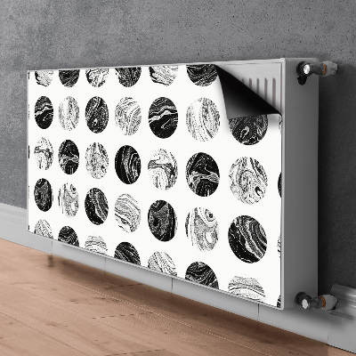 Magnetiskt radiatorskydd Mönstrad måne