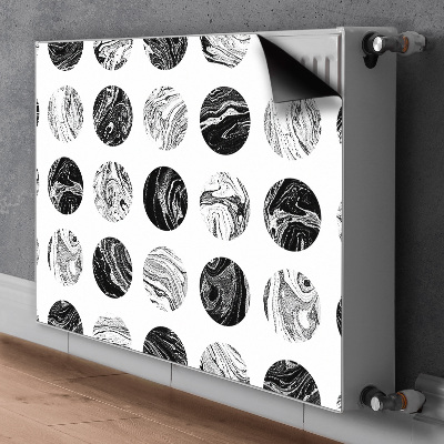 Magnetiskt radiatorskydd Mönstrad måne