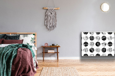 Magnetiskt radiatorskydd Mönstrad måne