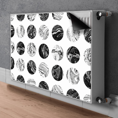 Magnetiskt radiatorskydd Mönstrad måne