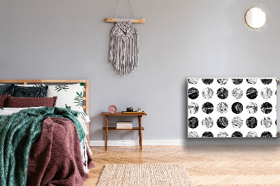 Magnetiskt radiatorskydd Mönstrad måne