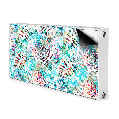 Magnetisk radiatorkåpa Bladtryck