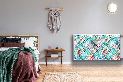 Magnetisk radiatorkåpa Bladtryck