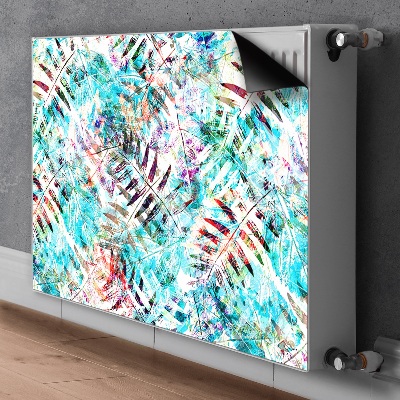 Magnetisk radiatorkåpa Bladtryck