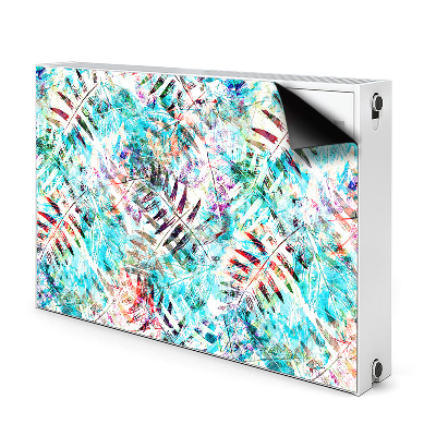Magnetisk radiatorkåpa Bladtryck