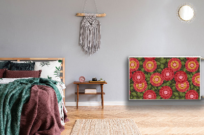 Magnetiskt radiatorskydd Geometriska blommor
