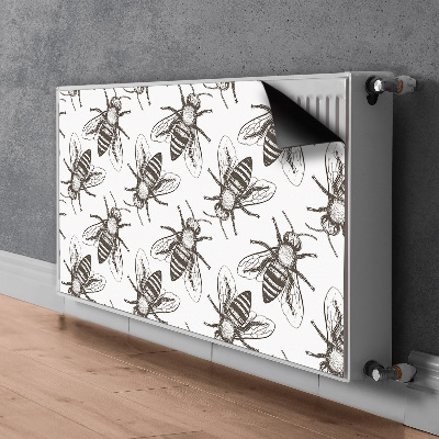 Magnetiskt radiatorskydd Bin seamless mönster