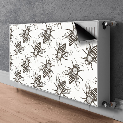 Magnetiskt radiatorskydd Bin seamless mönster