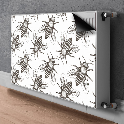 Magnetiskt radiatorskydd Bin seamless mönster
