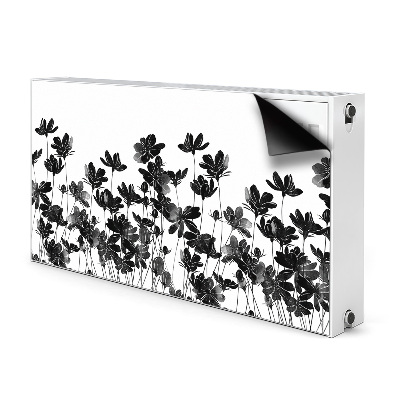 Magnetisk radiatorkåpa Svart äng