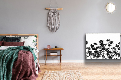 Magnetisk radiatorkåpa Svart äng