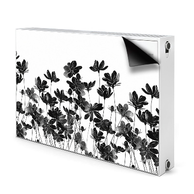 Magnetisk radiatorkåpa Svart äng
