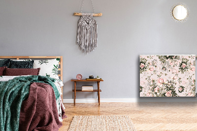 Magnetisk radiatorkåpa Färgglada blommor