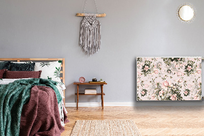 Magnetisk radiatorkåpa Färgglada blommor