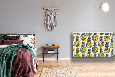 Magnetiskt radiatorskydd Ananas mönster