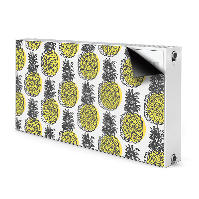 Magnetiskt radiatorskydd Ananas mönster