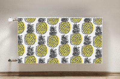 Magnetiskt radiatorskydd Ananas mönster