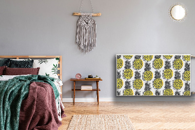 Magnetiskt radiatorskydd Ananas mönster