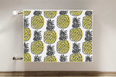 Magnetiskt radiatorskydd Ananas mönster