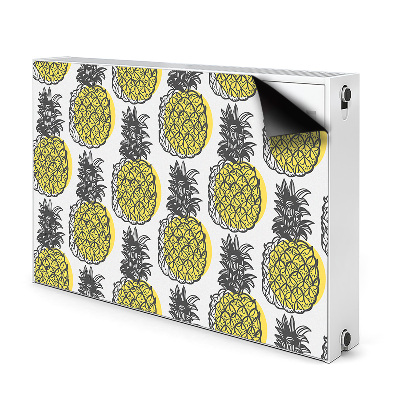 Magnetiskt radiatorskydd Ananas mönster