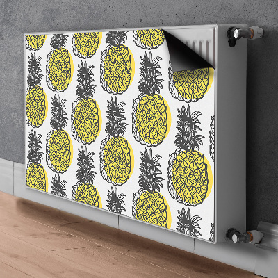 Magnetiskt radiatorskydd Ananas mönster