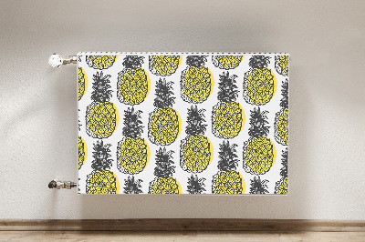 Magnetiskt radiatorskydd Ananas mönster