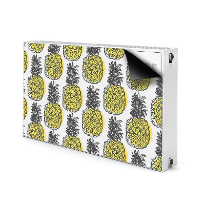 Magnetiskt radiatorskydd Ananas mönster