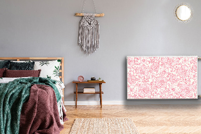 Magnetisk radiatorkåpa Kontur blommor