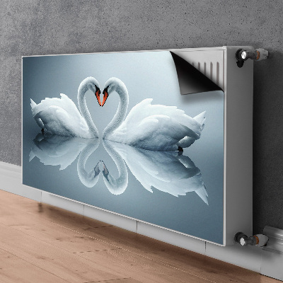 Magnetisk radiatorkåpa Svanar