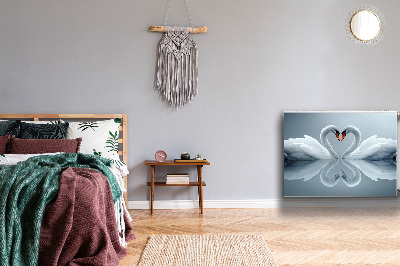 Magnetisk radiatorkåpa Svanar