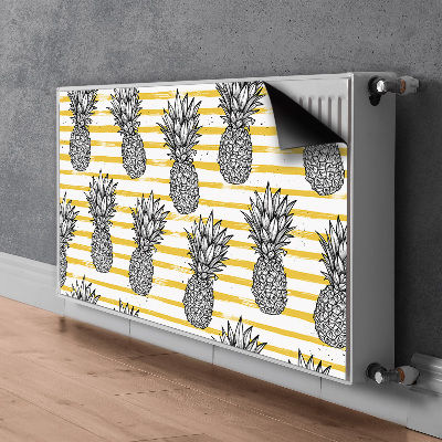 Magnetisk radiatorkåpa Ananas