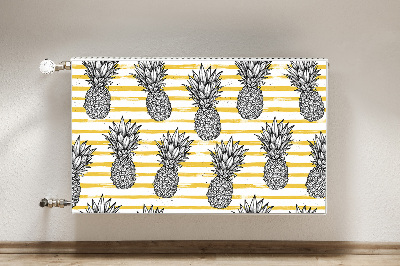Magnetisk radiatorkåpa Ananas