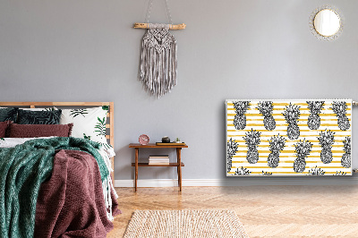 Magnetisk radiatorkåpa Ananas
