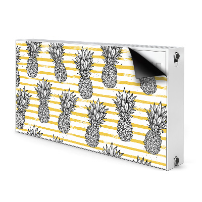 Magnetisk radiatorkåpa Ananas