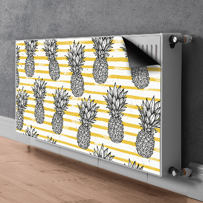 Magnetisk radiatorkåpa Ananas