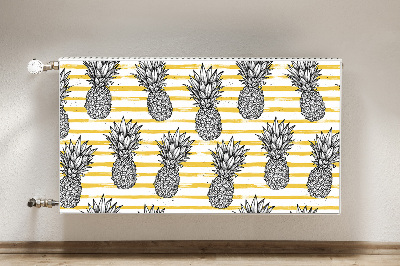 Magnetisk radiatorkåpa Ananas
