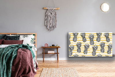Magnetisk radiatorkåpa Ananas