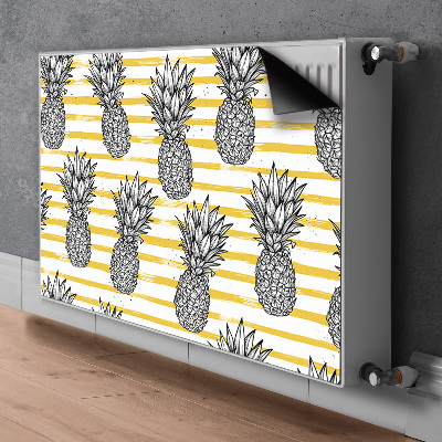 Magnetisk radiatorkåpa Ananas