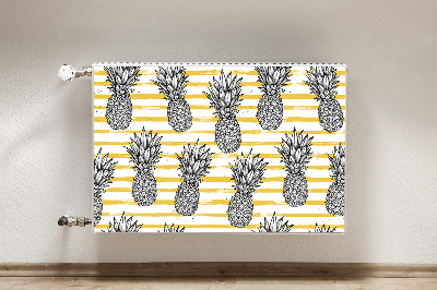 Magnetisk radiatorkåpa Ananas