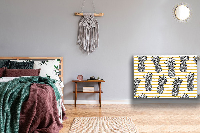Magnetisk radiatorkåpa Ananas