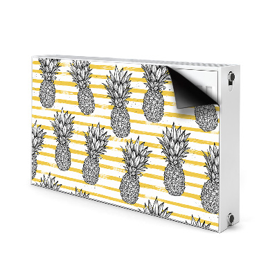 Magnetisk radiatorkåpa Ananas