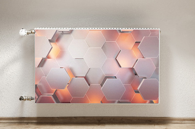 Magnetiskt radiatorskydd Hexabstraktion