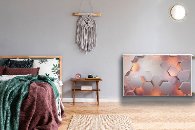 Magnetiskt radiatorskydd Hexabstraktion