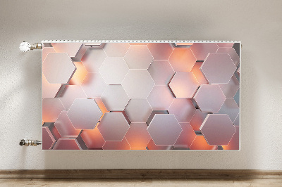 Magnetiskt radiatorskydd Hexabstraktion
