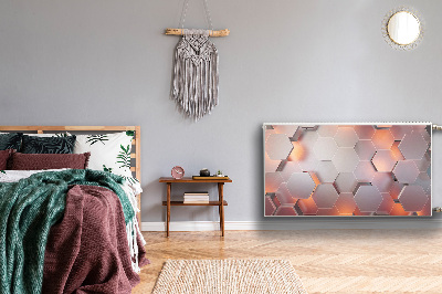 Magnetiskt radiatorskydd Hexabstraktion